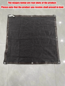 This High-Density Polyethylene Sunshade Net Provides Excellent Sun Protection. As An Outdoor Sunshade Net, It Can Effectively Reduce The Perceived Temperature. As A Plant Sunshade Net, It Can Prevent Leaf Scald. Its Good Shading Performance Also Makes It Suitable For Use As A Privacy Fence. - Multicolor - View 12