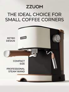 Automatic Coffee Machine 20bar Pump Steam Milk Froth Machine For Latte Macchiato Cappuccino And Espresso Drinks - Multicolor - View 10