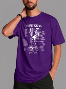 Anime Manga Madoka Magica Fantasy Magic Geek T-Shirt Unisex Male Female 100% Cotton Premium Top Streetwear Launch Immediate Shipping Various Colors!! Plus Size - 紫色 - 查看 2