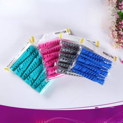 12件装 - 大号波浪卷发棒造型工具。批发美发造型工具。加粗冷压卷发棒。卷发芯。卷发棒。