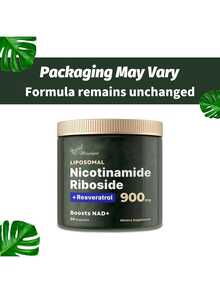 Miriyalyad Supplement, NAD Nicotinamide Riboside Resveratrol 900mg, Liposomal NAD Supplements For Women & Man, High Purity NMNH Supplement Alternative, Anti-Aging, Energy, Focus - 50 Day Supply - 1 CÁI - Xem 4