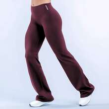 DYFINE Impact Quick-Dry Cool Touch Sculpting Collection - Flare Booty Leggings, Airy Feel, Butt Lifting Yoga Pants For High-Impact Fitness, Running & Training, All-Season Wear - quả mọng mùa đông - Xem 2