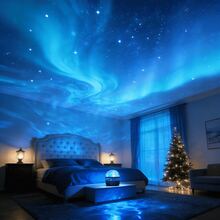 RGB Atmosphere Lamp With Remote Control, LED Northern Lights Projector For Room Holiday Decoration - Multi-color light - View 11