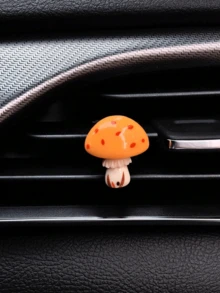 2入組可愛蘑菇壓克力汽車出風口香氛夾，可愛卡通設計，輕巧耐用，適用於大多數汽車出風口，精緻汽車裝飾，送給女孩和朋友的甜美禮物 - 多色 - 查看 4