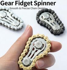 Updated Version , Metal Sensory Fidget Hand Toys, Focus Toys For  And Adult Relieving Stress Boredom, Party Favors, Return Gifts, Goodie Bag Stuffers, Classroom Prizes - Black - View 6