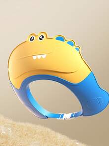 1个婴儿硅胶洗发帽，防水护耳，可调节儿童洗澡帽，洗头防护罩，防止水进入，婴儿洗澡配件 - 彩色 - 查看 5