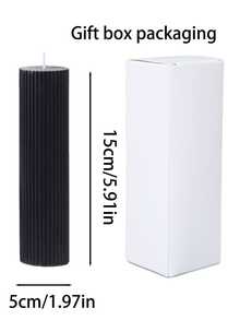Nến trang trí sọc phong cách Bắc Âu, Nến thơm hình trụ cao cấp kiểu retro, Nến trang trí đám cưới, Nến tạo không khí lãng mạn, Nến trang trí, Chân nến gia đình, Nến cưới, Nến thơm, Quà tặng cho người yêu, Quà tặng ngày Valentine - Nhiều màu - Xem 11