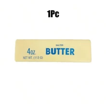 2pcs Realistic Butter/Cheese Stick Decor, Material, Suitable For Sharing With Friends And Family (This Product Has A Dairy Aroma, Please Do Not Purchase If You Do Not Accept It) - Yellow - View 9