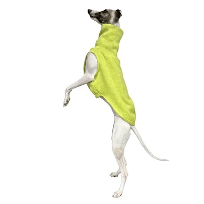 Áo len dệt kim lót lông cừu, mềm mại và thoải mái, hoàn hảo cho thể thao và mặc hàng ngày, quần áo ấm áp thời trang cho thú cưng như chó săn, chó săn Ý, chó săn Whippet, chó săn Greyhound con, chó đốm, chó săn thỏ.