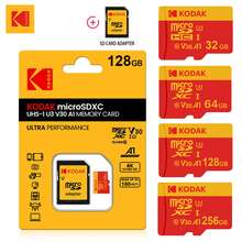 Kodak 柯达 32GB/64GB/128GB/256GB 高耐久性 microSD 卡，适用于安防摄像头、智能手机、无人机 - 查看 2