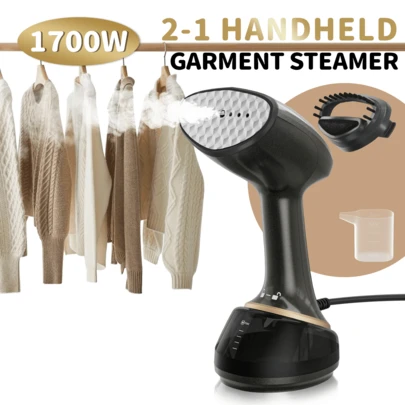 SUPERLEX Garment Steamer For Clothes,Household Steam Iron,Portable Handheld Design Effortlessly Remove Clothing Wrinkles,350ml Big Capacity, Strong Penetrating Steam, Removes Wrinkle, For Home, Office And Travel