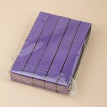 20/10/5/2pcs Buffer Block Sponge Sandpaper Nail File 80/120 Grit 3-Sided Manicure Tools (Purple & Black) - Multicolor - View 11