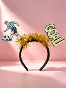 1 chiếc băng đô bóng đá cho nữ, băng đô khung thành bóng đá, băng đô kim tuyến lấp lánh, băng đô dự tiệc. - Nhiều màu - Xem 1