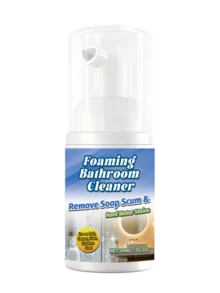 jakehoe Espuma de Limpeza para Banheiro - Removedor de Manchas de Vidro, Torneira, Vaso Sanitário, Spray Descalcificante, Remove Manchas de Água Dura, Resíduos de Sabão, Clareia Superfícies, Limpa Sujeira e Manchas Amareladas do Vaso Sanitário, Suprimentos de Limpeza de Banheiro, Produtos de Limpeza de Vaso Sanitário, Limpeza de Azulejos - Vários - Visão 8