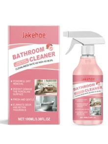 jakehoe Espuma de Limpeza para Banheiro - Removedor de Manchas de Vidro, Torneira, Vaso Sanitário, Spray Descalcificante, Remove Manchas de Água Dura, Resíduos de Sabão, Clareia Superfícies, Limpa Sujeira e Manchas Amareladas do Vaso Sanitário, Suprimentos de Limpeza de Banheiro, Produtos de Limpeza de Vaso Sanitário, Limpeza de Azulejos - Vários - Visão 7