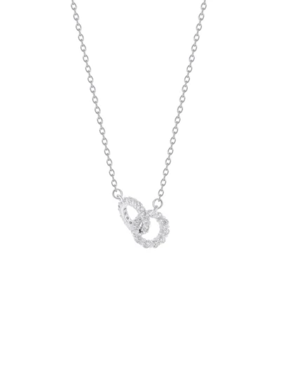 Collar de anillo de doble capa de plata de ley 925, con incrustaciones de circonita chapada en oro, collar gargantilla minimalista y delicado, versátil para uso diario y fiestas, caja de regalo de cumpleaños/Navidad