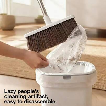 Bộ 10/20/30 chiếc bọc chổi dùng một lần chất lượng cao, chất liệu không dệt dày dặn, chống bụi, độ đàn hồi cao, kích thước универсальный, thu gom bụi, tóc và mảnh vụn hiệu quả mà không bị rối, dễ vệ sinh, dụng cụ làm sạch dùng một lần hợp vệ sinh, thích hợp cho nhà cửa, nhà bếp, phòng khách, phòng ngủ, phòng tắm, sàn gỗ, sàn gạch, khe hở đồ nội thất, phù hợp cho các bà nội trợ, người nuôi thú cưng, người hay ngồi gù lưng khi dọn dẹp nhà cửa hàng ngày.