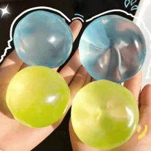 1个可塑形慢回弹蓝色椰子油手工捏捏球，6厘米圆形麦芽减压捏捏球，适合作为理想的节日礼物、趣味可爱礼物、生日礼物、复活节礼物、万圣节礼物、圣诞节礼物、派对小礼品填充物。 - 多色隨機 - 查看 8