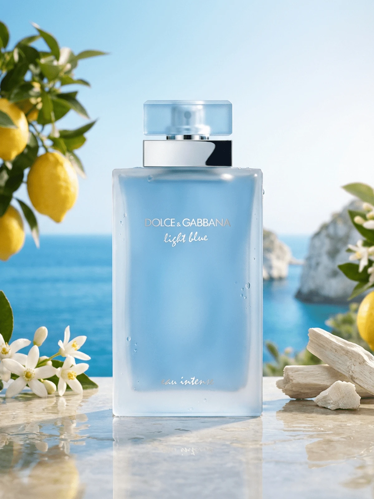 Dolce & Gabbana Light Blue Eau Intense Eau De Parfum Spray For Women EDP Intense Tester 3.3oz/100ml - Perfume For Long Lasting Suitable For Birthday, Office, Gift, Daily Use - Penguji Intensif EDP - View 1