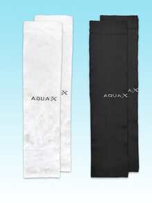 This Summer, Ice Silk Sleeves Will Keep You Cool! 1pc Ice Silk UV Protection Arm Sleeves: Block UV Rays, Comfortable And Fashionable, Suitable For Driving, Cycling, Golf And Volleyball! (Due To Different Batches, The Ice Silk Sleeves May Be Delivered With Or Without Text, Please Understand Any Inconvenience Caused.) - Multicolor - View 18
