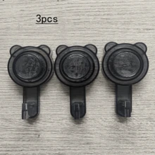 Set de 3 ganchos con ventosa para baño, ganchos de pared impermeables y de gran resistencia sin necesidad de taladrar, ganchos adhesivos para cocina, puerta, pared, accesorios de baño, decoración de habitación - Multicolor - Ver 14