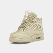 Jordan 4 Retro Net Rattan (Women's) - White - View 3
