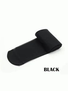 1 Pair 20D Women's Shaping Comfortable Transparent Pantyhose, Soft Black Leggings - Black - View 4
