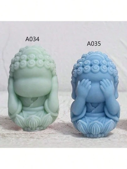 Khuôn đa năng dùng để tự làm tượng Phật, nhựa, thạch cao, nến thơm, trang trí xe hơi, trang trí nhà cửa.