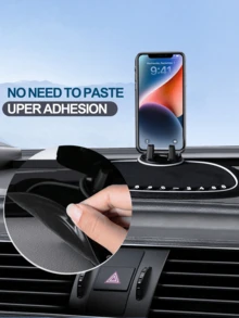 通用防滑汽车仪表盘垫，防滑车载手机支架垫，适用于和安卓智能手机 - 多色 - 查看 2