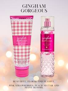 Bath & Body Works Bath And Body Works BBW New Fine Fragrance Body Mist And Body Cream Set - 格子華麗 - 查看 3