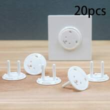 Bộ 20/10/1 cái nắp ổ cắm chống trộm hình gấu dễ thương cho bé, đạt tiêu chuẩn EU, dễ lắp đặt, là món quà lý tưởng cho bé sơ sinh trong lễ tắm bé, giúp bảo vệ an toàn cho trẻ nhỏ. - Nhiều màu - Xem 9