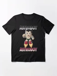 Unisex T-Shirt Graphic Printed With Astroboy Cartoon Character With Text - Nhiều màu - Xem 5