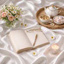 1pc 75*100cm Photography Backdrop, Creates Dreamy Atmosphere For Shooting Manicure, Cosmetics, Jewelry In Ins Style - Multicolor - View 5