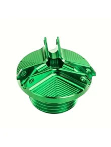 1 Pc Universal 6061 Aluminum Alloy Motorcycle Engine Oil Filler Cap With O-Ring - A - View 3