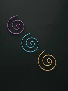 3pcs Hookless Spiral Locking Needles, Spiral Design, Secure Locking, Won't Hook Or Damage Fabric. Compact & Portable, Prevent Yarn Slipping, Assist Knitting Patterns, Also Can Be Used As Decorative Buttons For Clothing - Spiral Needle - View 9