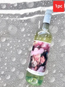 1-8Pcs Customizable Wine Bottle Labels: Stylish And Decorative, These Labels Are Waterproof, Oil-Resistant, And Scratch-Proof. Available In Various Sizes And Supporting Custom Photo Uploads, They Instantly Elevate The Ambiance When Applied To Bottles Of Red Wine, Fruit Wine, Or Sparkling Wine. - Multicolor - View 36