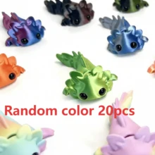 19 Colors Cute Axolotl Desktop Decor - Adorable Small Sculpture Companion Suitable For Room And Office Desk Decoration, Mini Figurine For Home, Holiday Decor, Cool Toy Fit For Children Over 3 Years Old, Perfect Gift For Animal Lovers And Kids Birthday - Multicolor - View 10