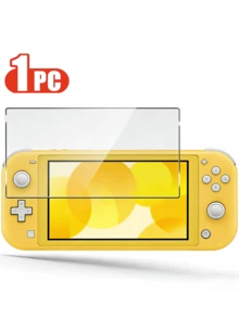 1-5片装钢化玻璃屏幕保护膜，适用于Switch Lite，透明高清，清晰防刮，防指纹，无气泡，完美适配2019款Switch Lite。 - 查看 14