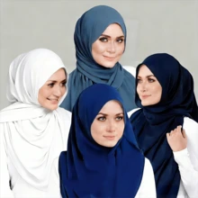 Được làm từ chất liệu chiffon cao cấp, nhẹ, thoáng khí, mềm mại và mịn màng, thoải mái khi mặc cả ngày. Thiết kế mỏng và thoáng khí, hoàn hảo cho mặc hàng ngày, đi làm, du lịch, dự tiệc và mọi dịp. Kiểu dáng màu trơn cổ điển, dễ phối với mọi trang phục, thanh lịch và thời trang. Kích thước vừa phải, dễ quấn và cố định, phù hợp với hầu hết phụ nữ. - trắng - Xem 2