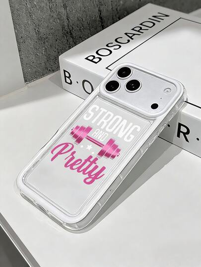 1 pièce Nouvelle étui de téléphone créatif et transparent avec coussin d'air de levage et slogan, convient pour iPhone 17 Pro Max, 17/17 Pro, 16 Pro Max, 16/16 Pro/16 Plus, 15 Pro Max, 15 Pro/15 Plus/15, 14 Pro Max, 14 Pro/14, 13 Pro/13, 12 Pro/12, 11/XS/XS Max/8 Plus/7, coque souple anti-chute, convient également pour Galaxy S25/A14/A23 5G/A15/A32/A33/A24/A51/A53/S20 FE/S21/S22/S23/S24/S25/S24 Ultra/A71/A55/A36/S21 Ultra/S23 Ultra, convient comme cadeau pour les amis, la famille, les couples, vous-même, le Nouvel An, le Ramadan, les proches, les vacances