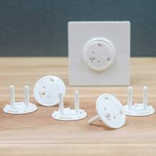 Bộ 20/10/1 cái nắp ổ cắm chống trộm hình gấu dễ thương cho bé, đạt tiêu chuẩn EU, dễ lắp đặt, là món quà lý tưởng cho bé sơ sinh trong lễ tắm bé, giúp bảo vệ an toàn cho trẻ nhỏ. - Nhiều màu - Xem 6