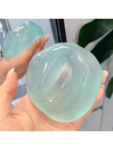 1个可塑性慢回弹蓝色椰子油手工捏捏球，6厘米圆形，麦芽减压捏捏玩具，适合作为理想的节日礼物，趣味可爱。 - 多色 - 查看 9