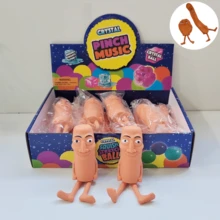 3PCS-Desk Decor & Prank Gift For Adults - TungTung InspiredOrange Squishy Figure, Funny Quirky Humanoid StressRelief Toy, Novelty Fidget Accent - 彩色 - 查看 12