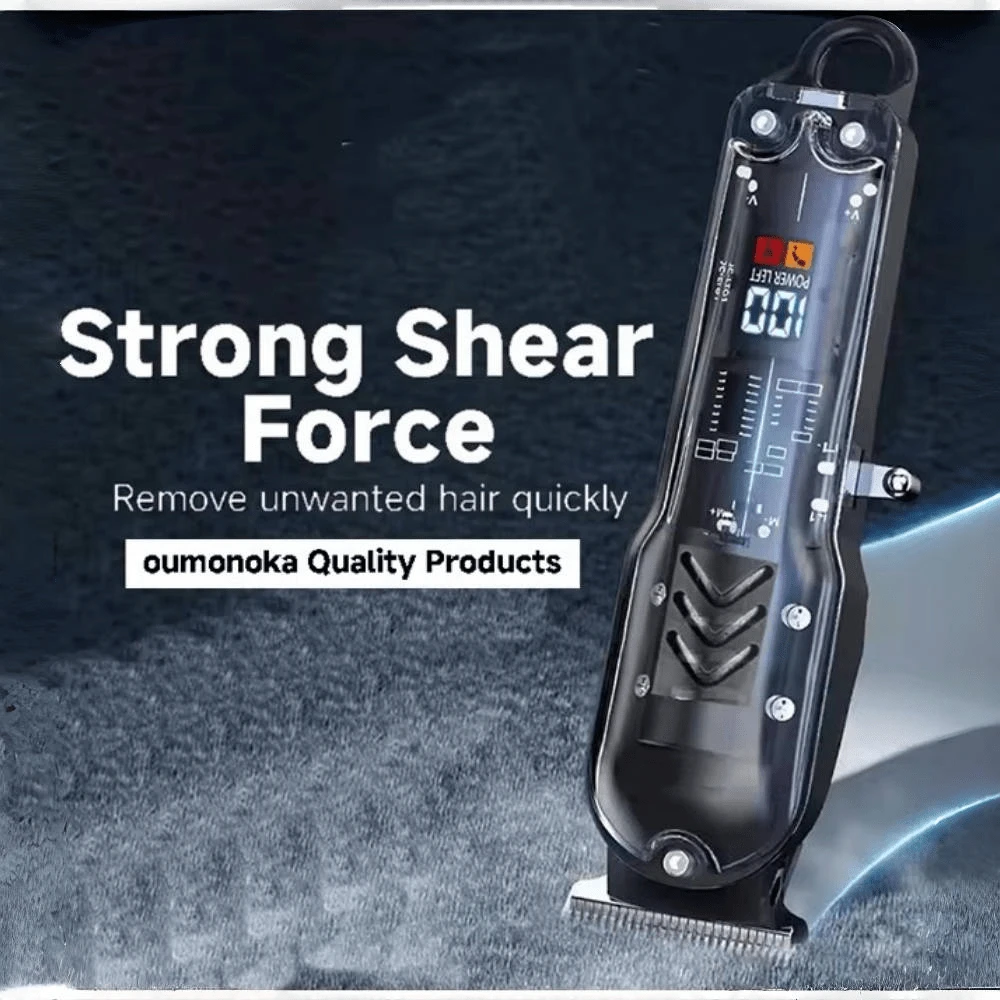 OBOVAY Electric Hair Clipper With Replacement Head, Electric Hair Clipper, Razor Electric Razor, Home Multi-Function Rechargeable Portable Hair Clipper, Travel, Business Trip, Portable Hair Clipper,300mAh