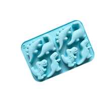 1pc Random Color Creative Big Dinosaur Shaped Silicone Mold, 3D Dessert Mold Suitable For Baking Mousse Cake, Truffles, Pudding, Jelly, Cheesecake - View 4
