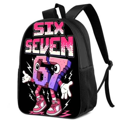 Fashionable Backpack, Suitable For Boys And Girls - Lightweight Daily Backpack, Adjustable Shoulder Straps, 15 Inch, Cartoon Print Design, Zipper Closure, Suitable For School, Camping, Travel