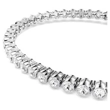 Vòng tay SWAROVSKI IMBER Pave đơn giản đa năng, Quà tặng cho Ngày của Mẹ, Giáng sinh, Bạn gái, Sinh nhật, Vòng tay thời trang dành cho nữ - Bạc - Xem 5