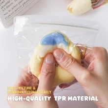 TaBa 软捏玩具，可爱，柔软星形指尖玩具，慢回弹减压玩具，感官玩具，最佳情人节礼物和生日派对礼物，复活节彩蛋填充物（随机包装袋）。 - 彩色 - 查看 8