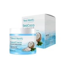 EELHOE 桃子身体磨砂膏，温和去角质保湿滋养柔嫩肌肤磨砂膏 - Coconut - 查看 11