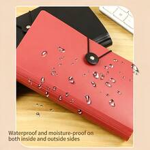 Car Music File Folder/Binder, Automatic Insurance And Registration Card Organizer - Car Glove Box File Organizer - Essential Car File Organizer For Driving License, AAA, Contact Cards, Etc. - Multicolor - View 3